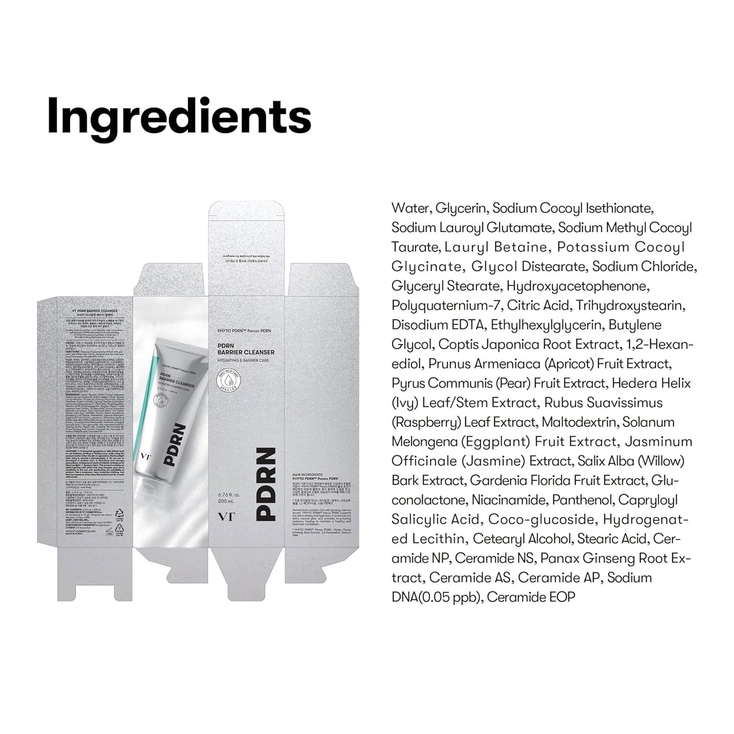 VT Cosmetics – Vegan PDRN Barrier Cleanser