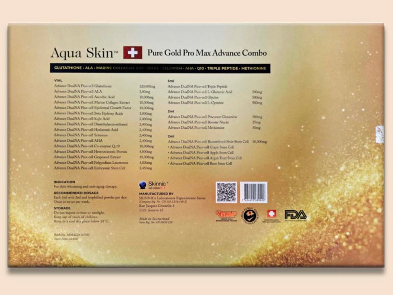 Aqua Skin Pure Gold Pro Max Advance Combo - XQ