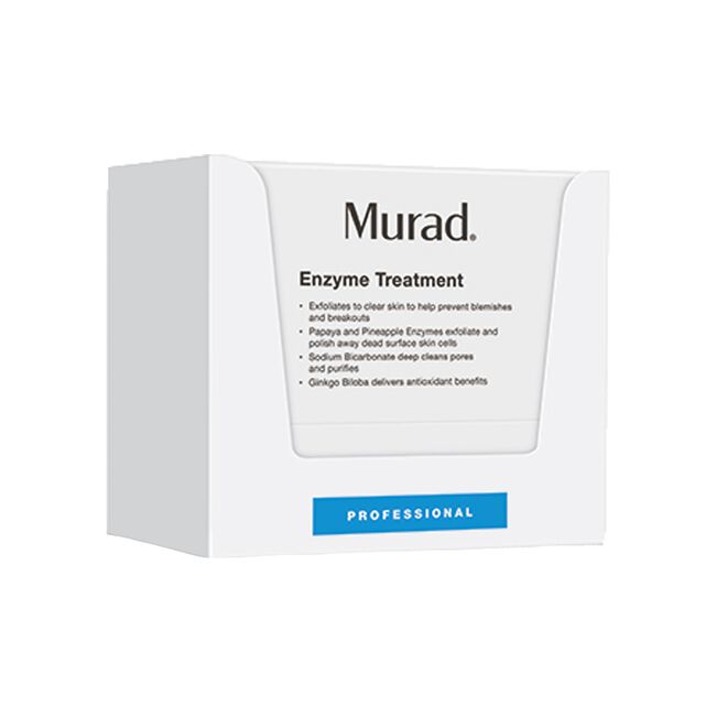 A white Murad Enzyme Treatment box with a blue "PROFESSIONAL" label.