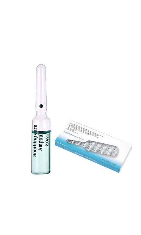 A single ampoule and a box of ten ampoules are shown on a white background.