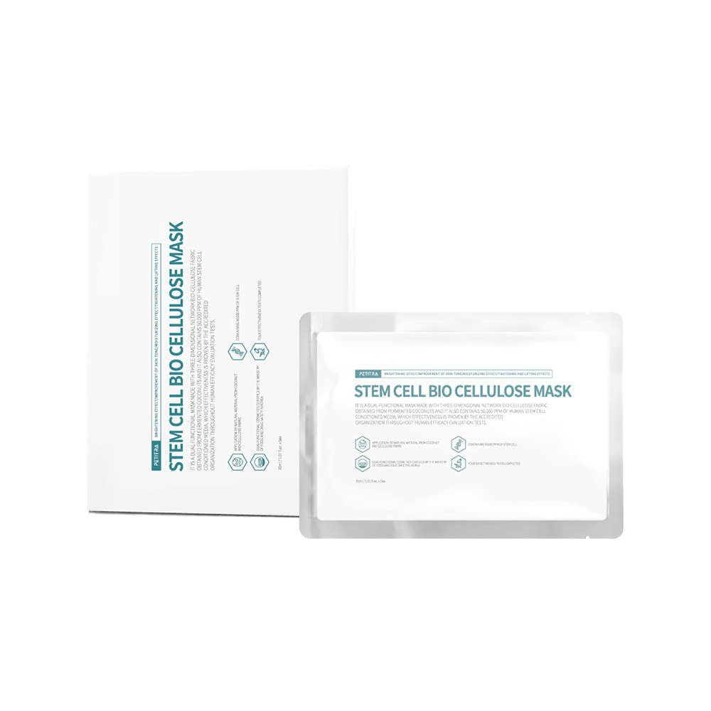 Petitra - Stem Cell Bio Cellulose Mask 5pk - XQ