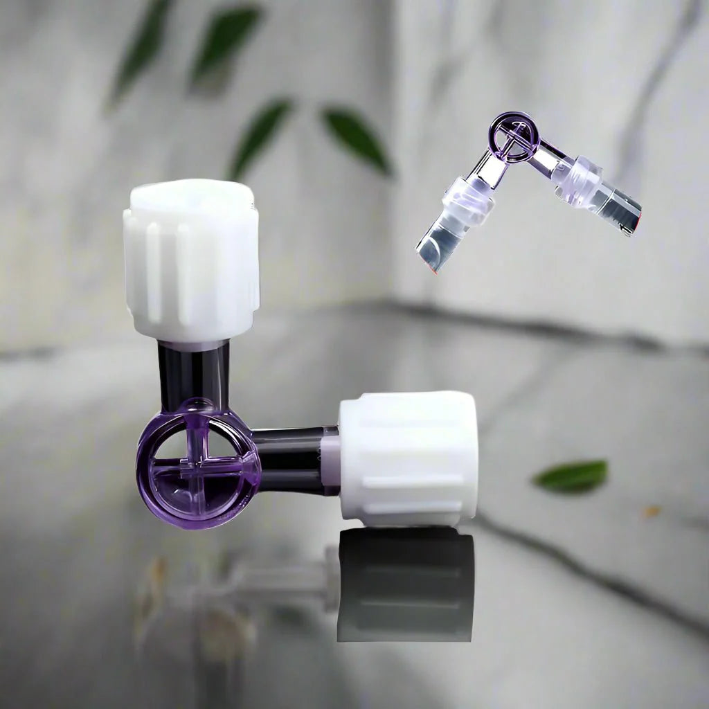 Sterile Luer Lock Syringe Connectors 3pcs - XQ