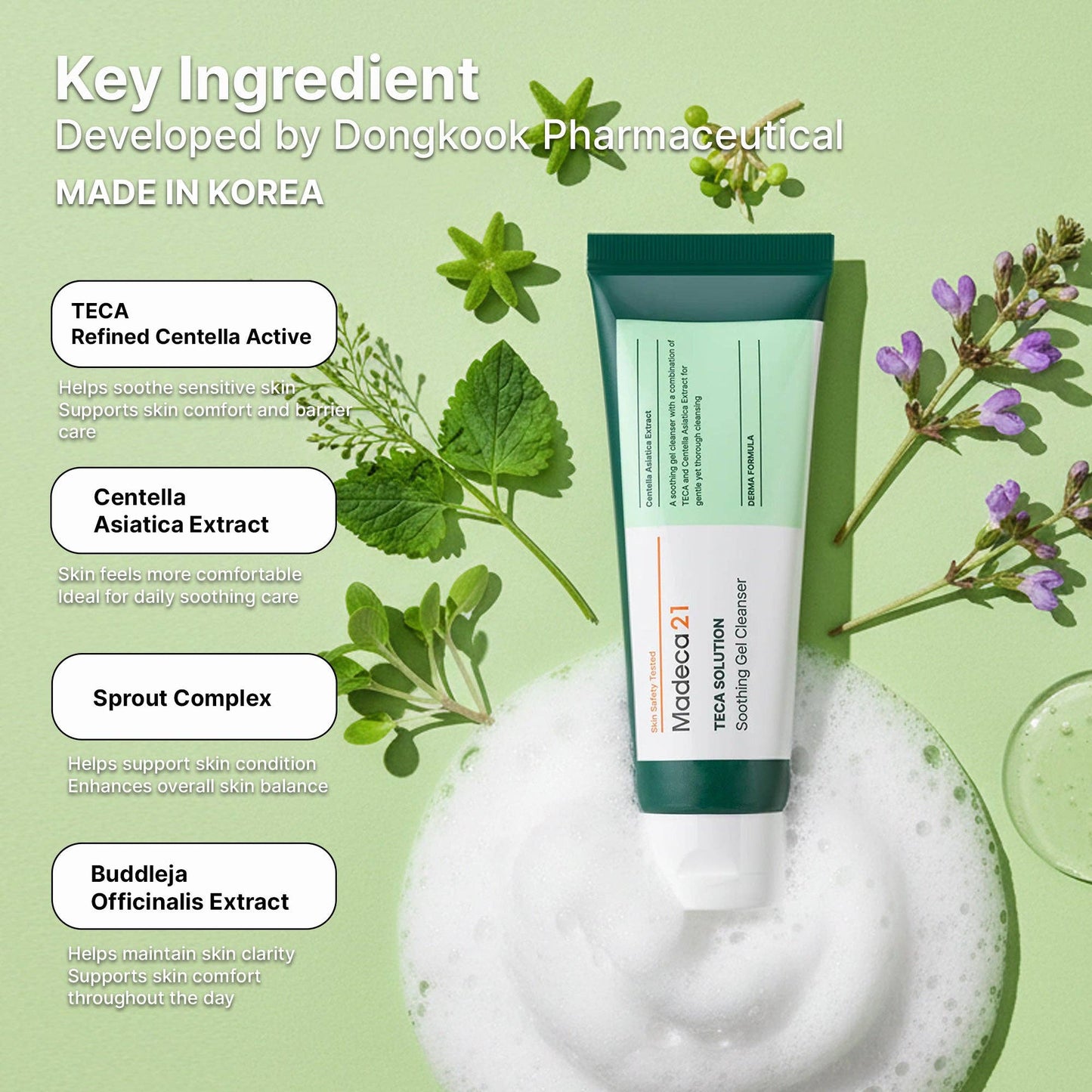 MADECA21 - TECA Solution Soothing Gel Cleanser 100ml