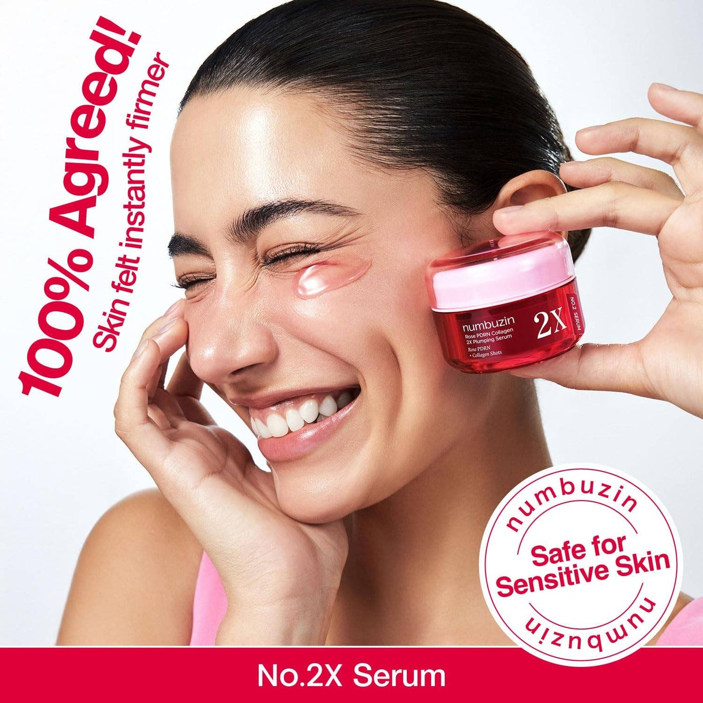 NUMBUZIN No.2 Rose PDRN Collagen 2X Plumping Serum 30ml 1.01 fl.oz.