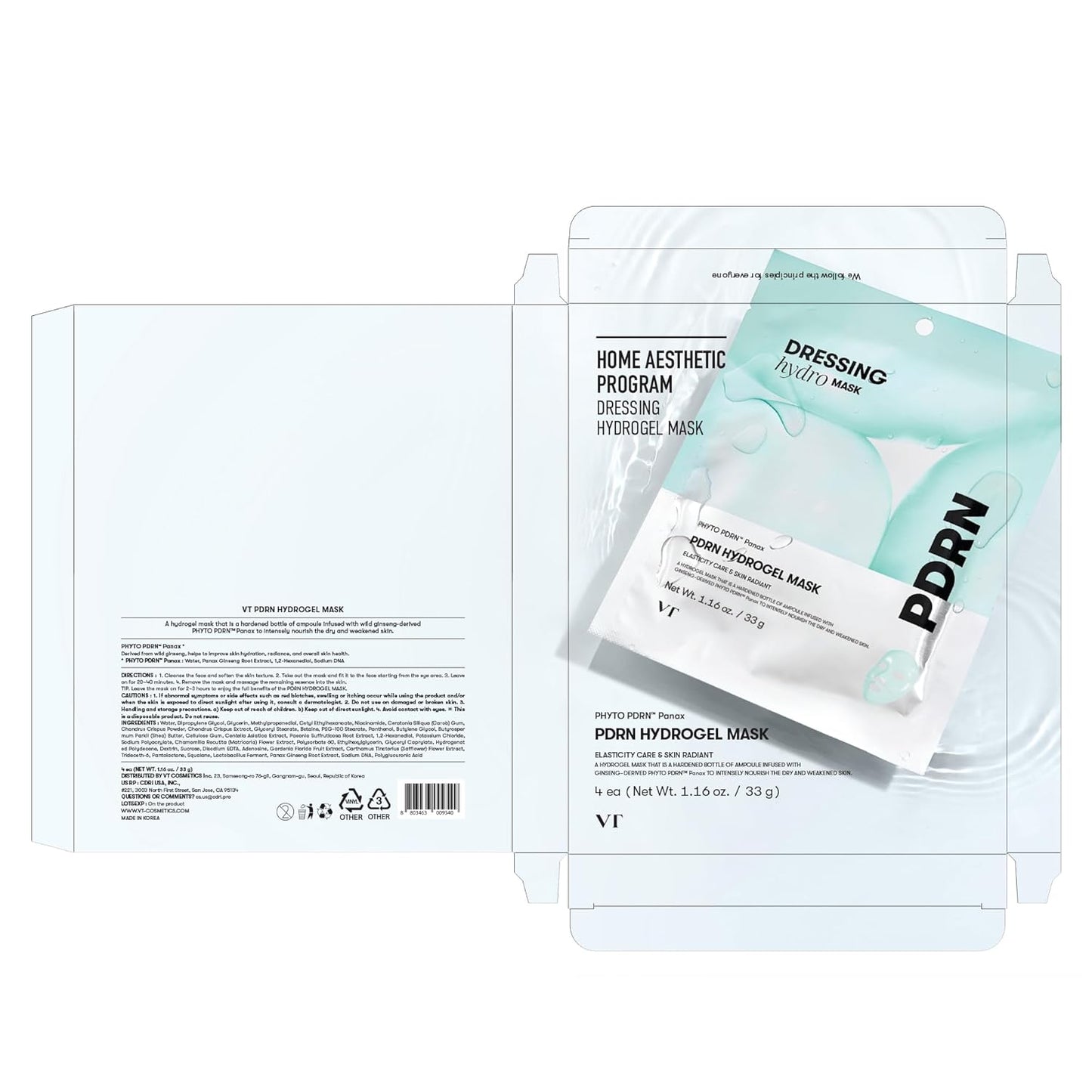VT Cosmetics - Vegan PDRN Hydrogel Mask