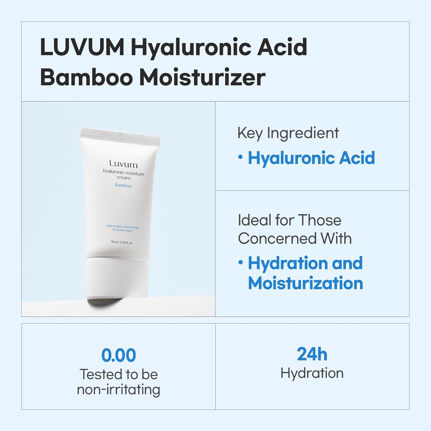 Luvum - Bamboo Hyaluronic Moisture Cream