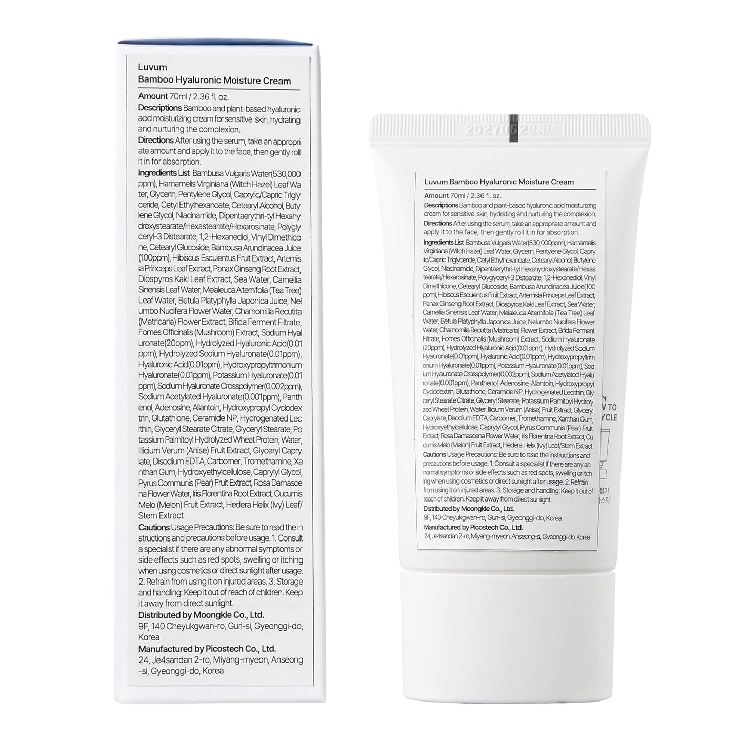 Luvum - Bamboo Hyaluronic Moisture Cream