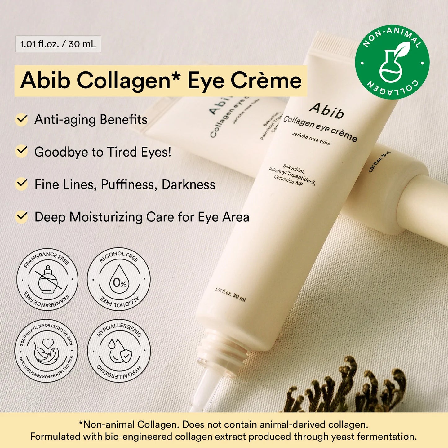 Abib - Collagen Eye Cream Jericho Rose Tube 30ml