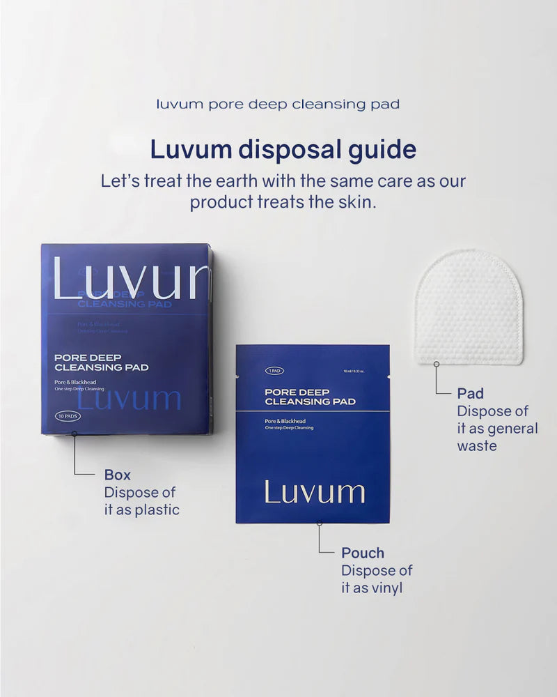 Luvum - Pore Deep Cleansing Pad 10pc