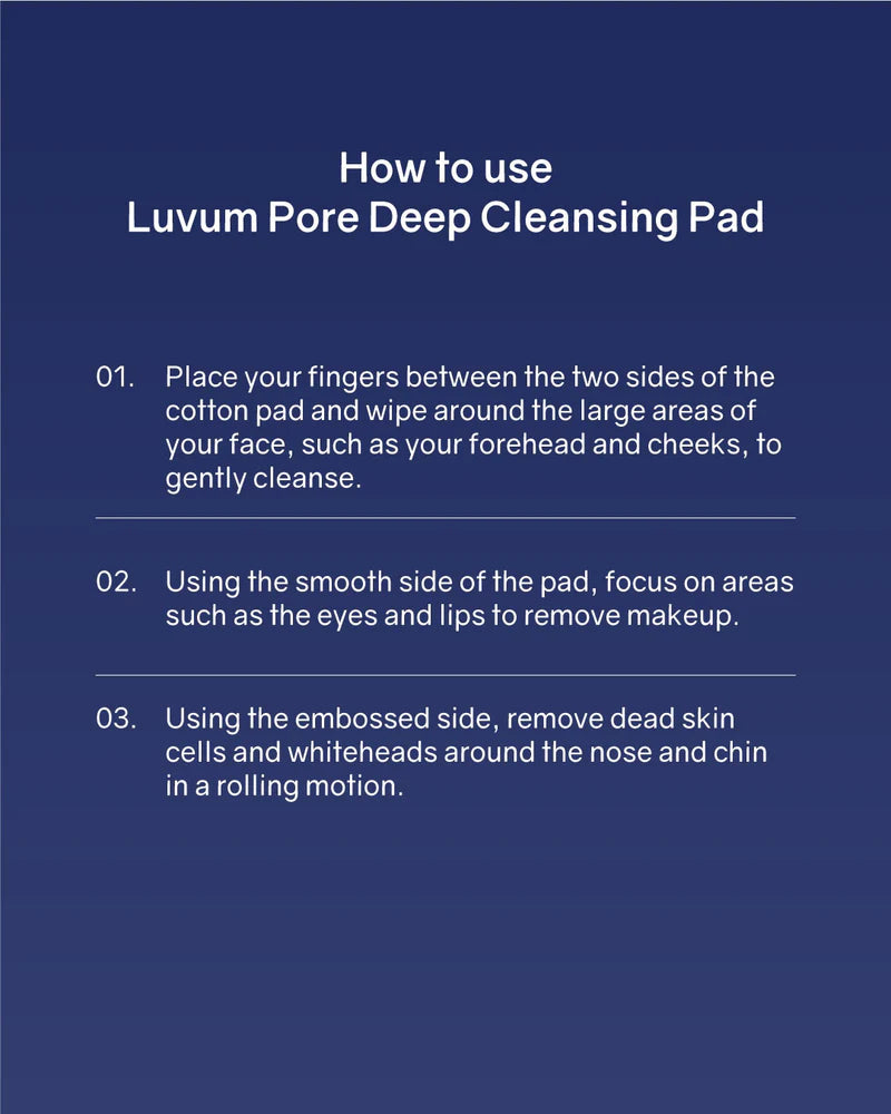 Luvum - Pore Deep Cleansing Pad 10pc