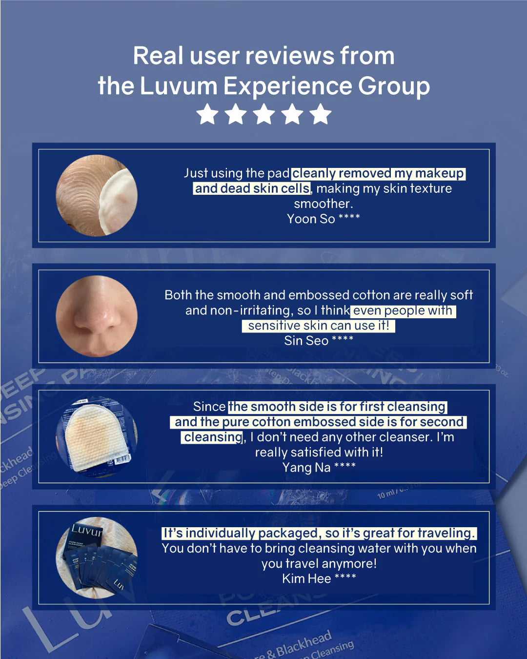 Luvum - Pore Deep Cleansing Pad 10pc