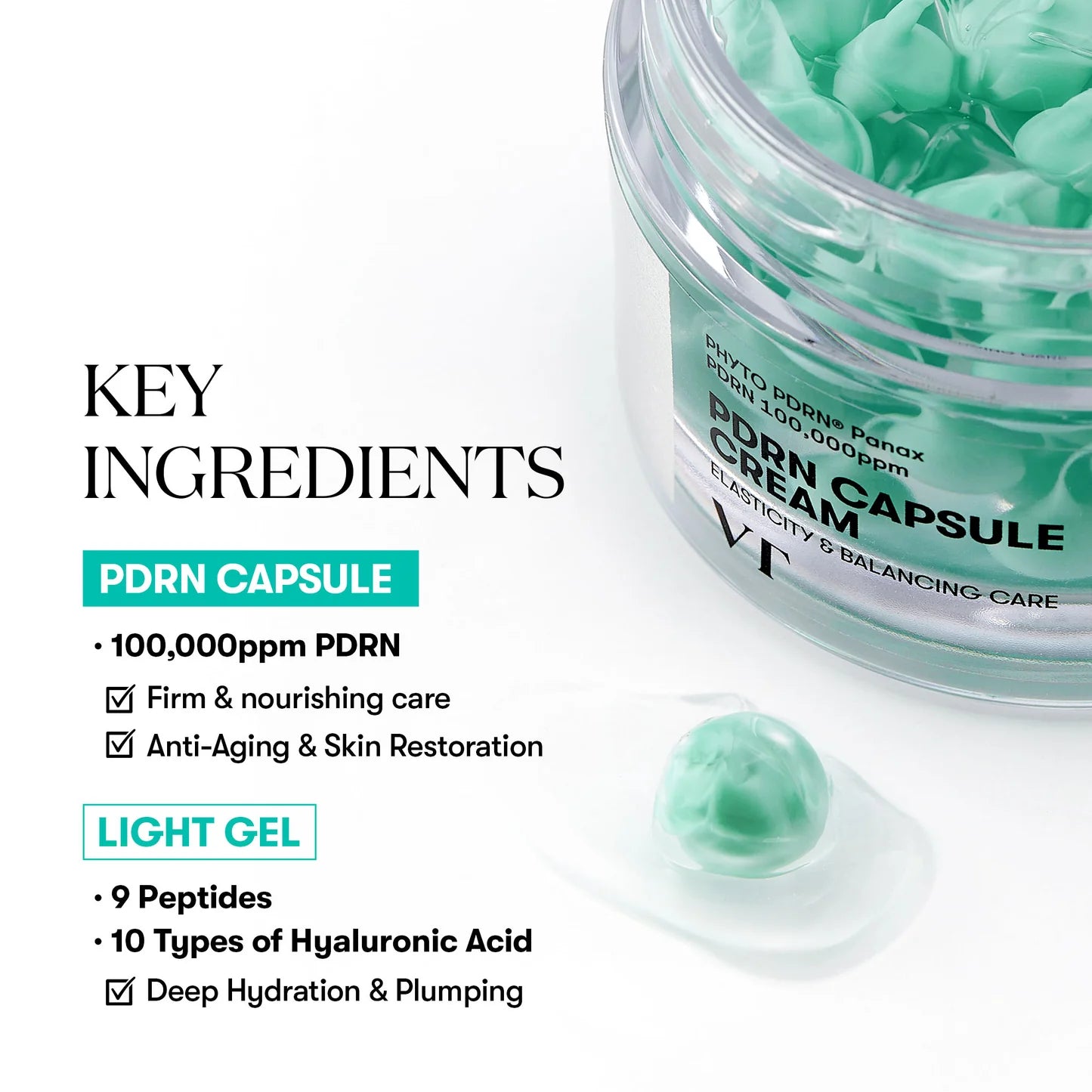 VT Cosmetics - PDRN Capsule Cream 100 (50mL)