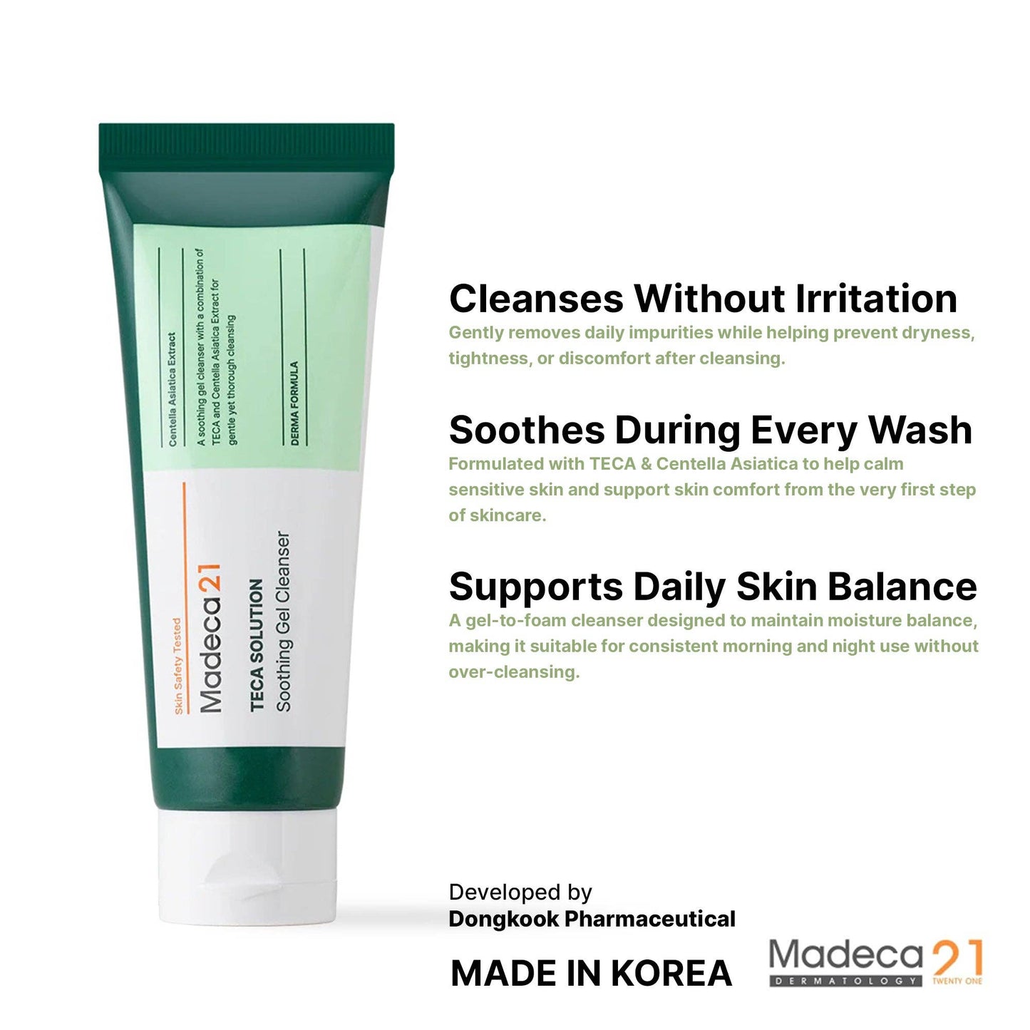 MADECA21 - TECA Solution Soothing Gel Cleanser 100ml