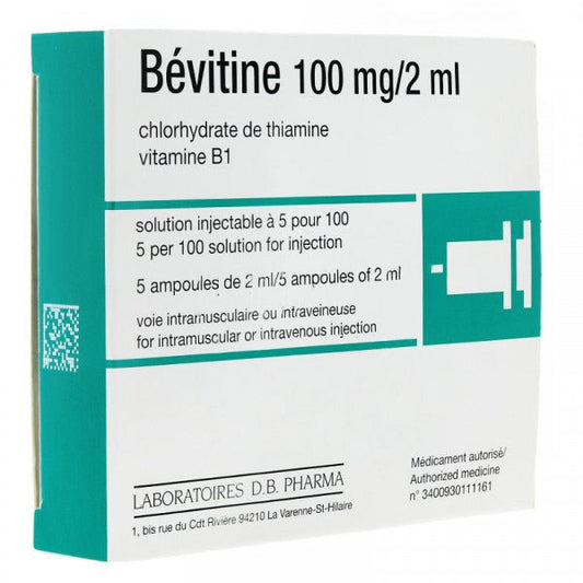 Bevitine Thiamine Vitamin B1 100mg - XQ
