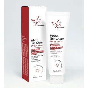 Dermagen - White Sun Cream SPF 50+ Pa+++ (W. Glutathione) 1.76oz