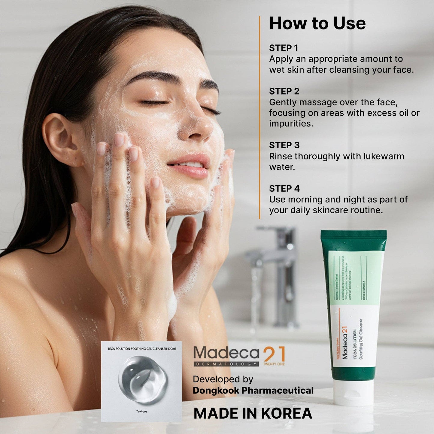 MADECA21 - TECA Solution Soothing Gel Cleanser 100ml
