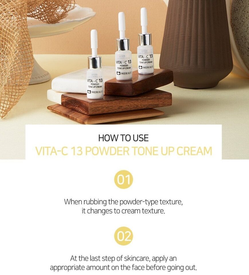 Merikit Vita-C 13 Powder Tone Up Cream