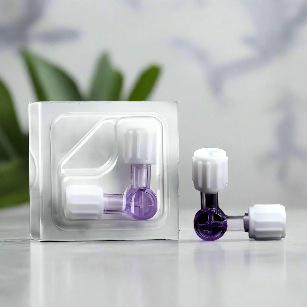 Sterile Luer Lock Syringe Connectors 3pcs - XQ